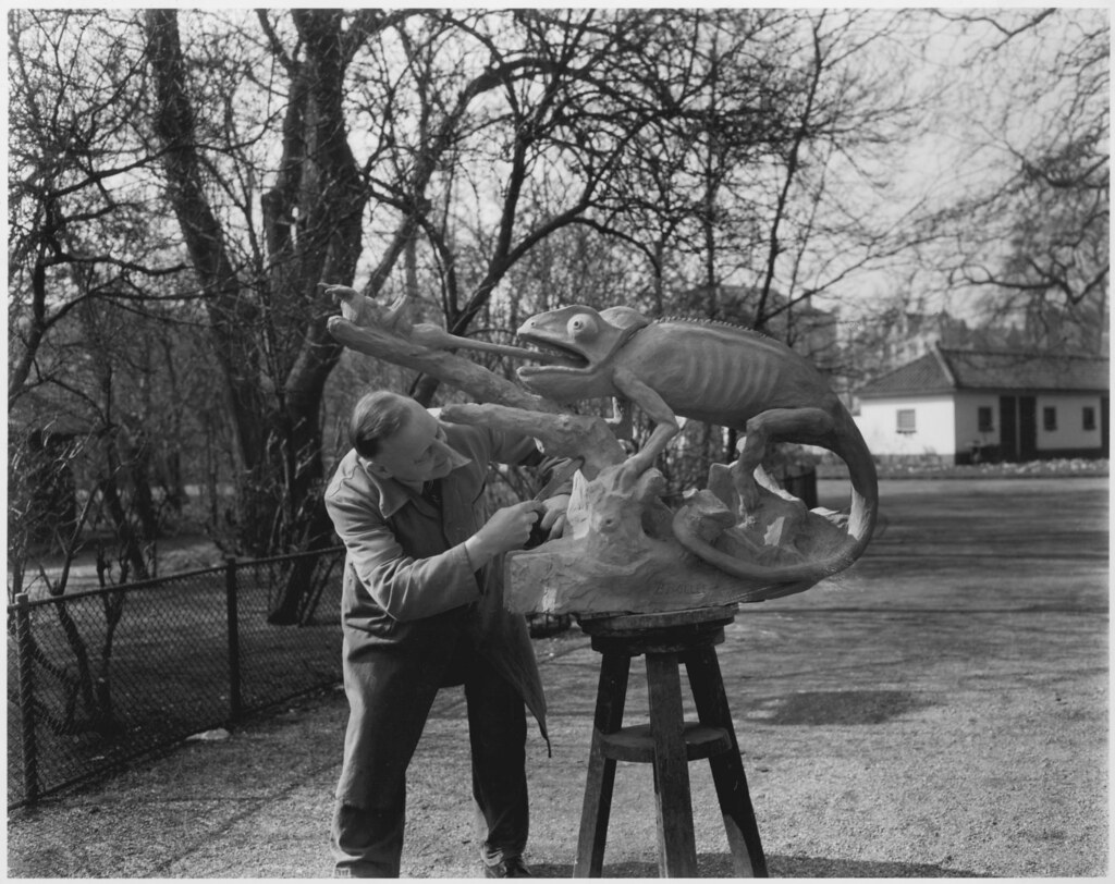 03-20-1952_10380 Boudewijn Bollee in Artis